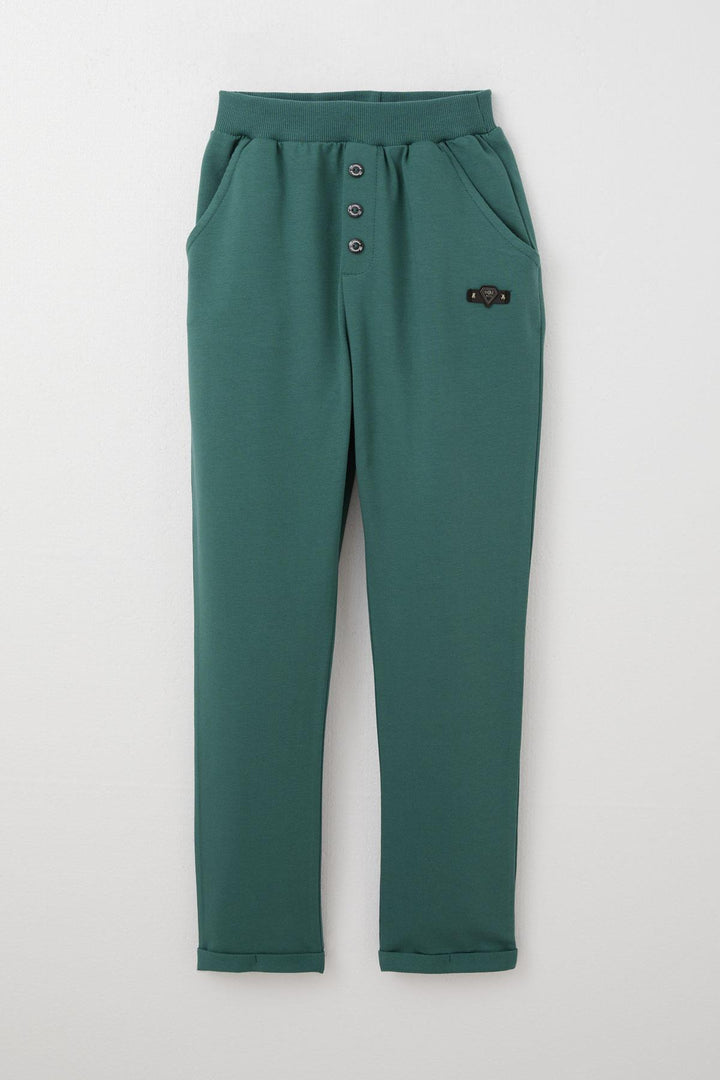 BRE Breeze Boy's Child Buttoned Pocket Accessory Pocket 4-8 Years, Petrol Green - Ottawa