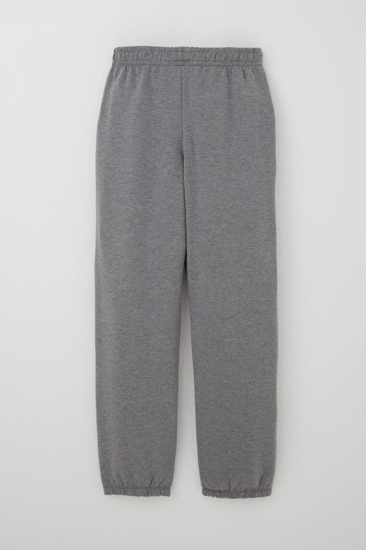 BRE Breeze Boy's Child Elastic Waistband Accessorized Waistband Elastic Cuffed Pocketed 104 Years, Grey Melange - Green Bay