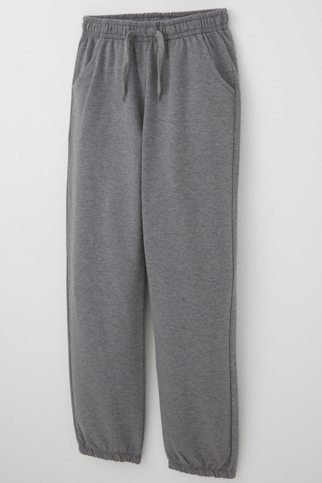 BRE Breeze Boy's Child Elastic Waistband Accessorized Waistband Elastic Cuffed Pocketed 104 Years, Grey Melange - Green Bay