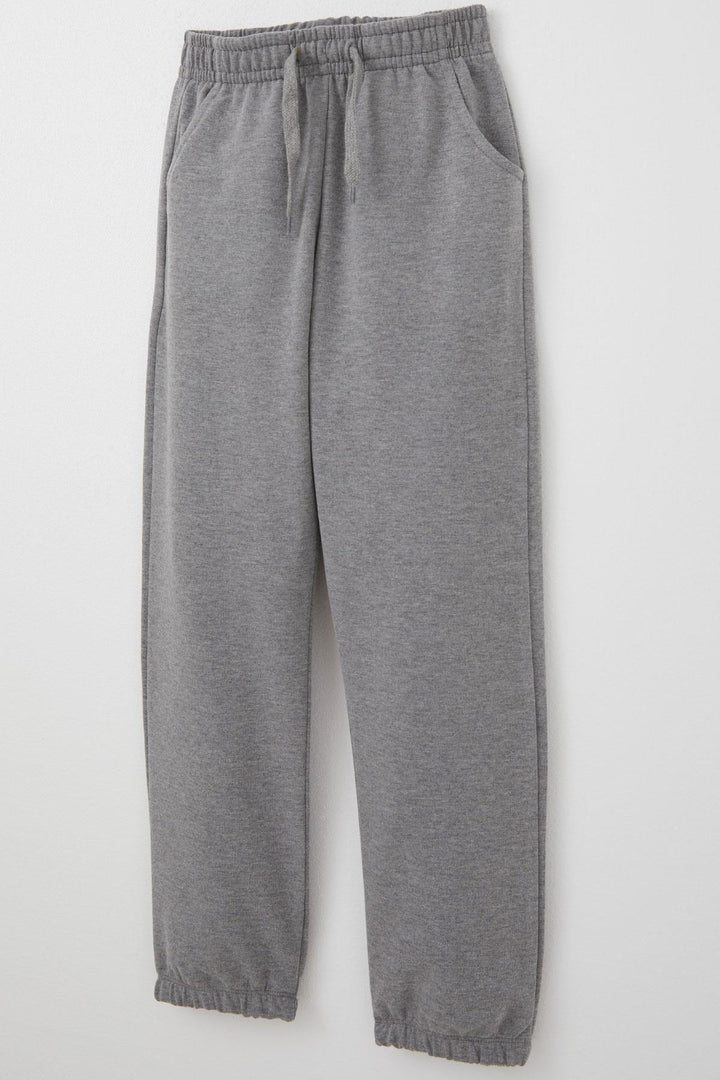 BRE Breeze Boy Child Bottom Strap Accessorized Waist Cuff Elastic 5-9 Years, Dark Gray Melange - Casalnuovo di Napoli