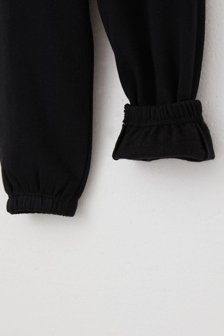 BRE Breeze Boy Child Bottom Snap Accessorized Armored Cuff Elastic Waist 1-4 Years, Black - Morley