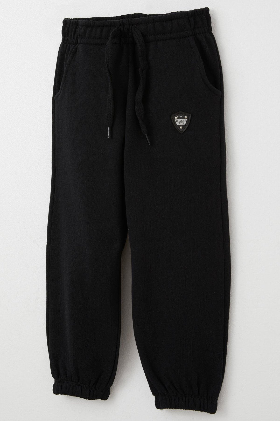 BRE Breeze Boy Child Bottom Snap Accessorized Armored Cuff Elastic Waist 1-4 Years, Black - Morley