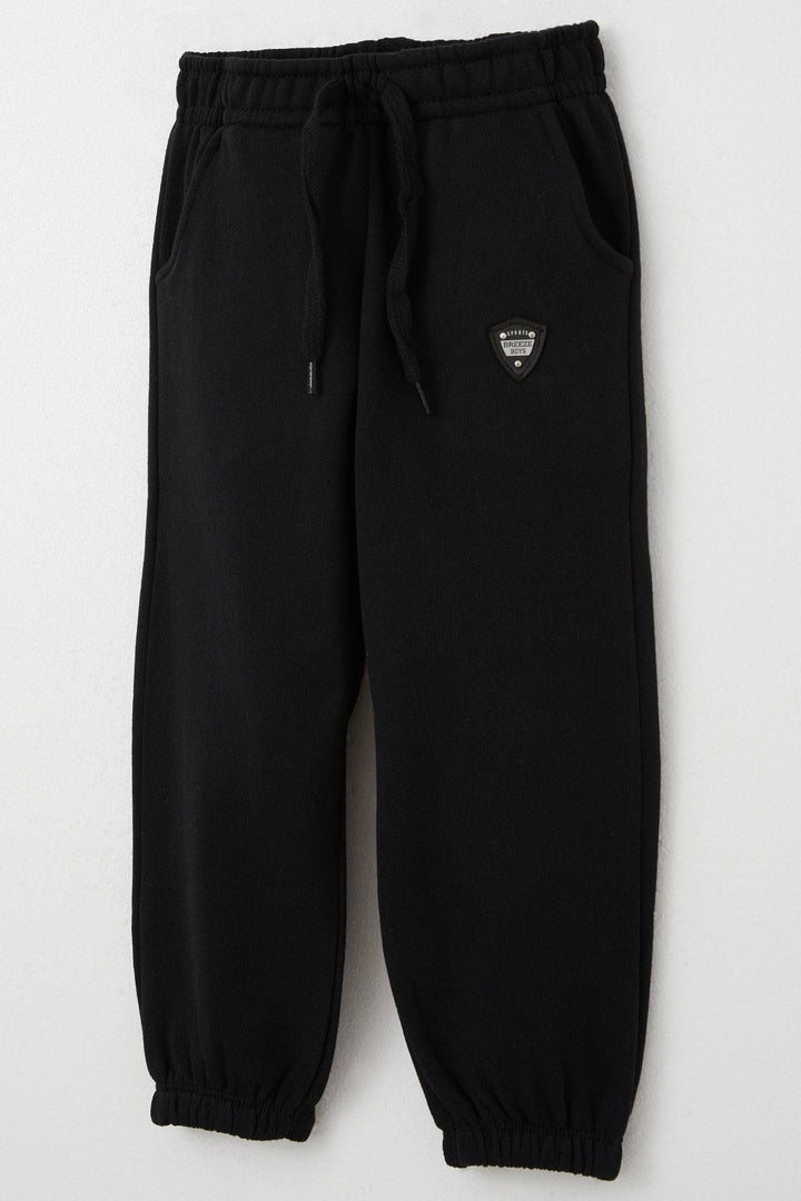 BRE Breeze Boy Child Bottom Snap Accessorized Armored Cuff Elastic Waist 1-4 Years, Black - Morley