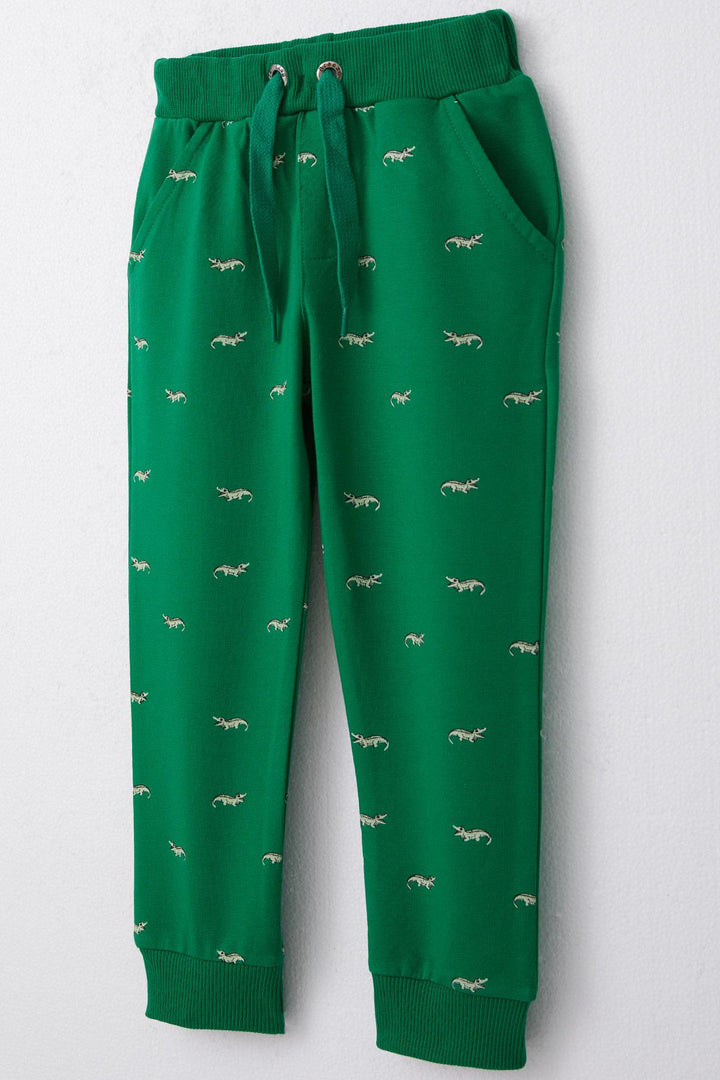 BRE Breeze Boys' Underwear Cute Crocodile Patterned Lace-Up Accessory 3-8 Years, Dark Green - Winston-Salem