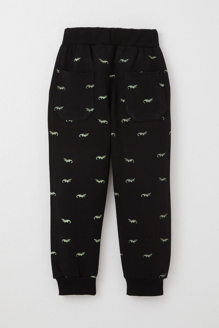 BRE Breeze Boys' Child Underwear Cute Crocodile Patterned Lace-Up Accessory 3-8 Years, Black - Hilversum