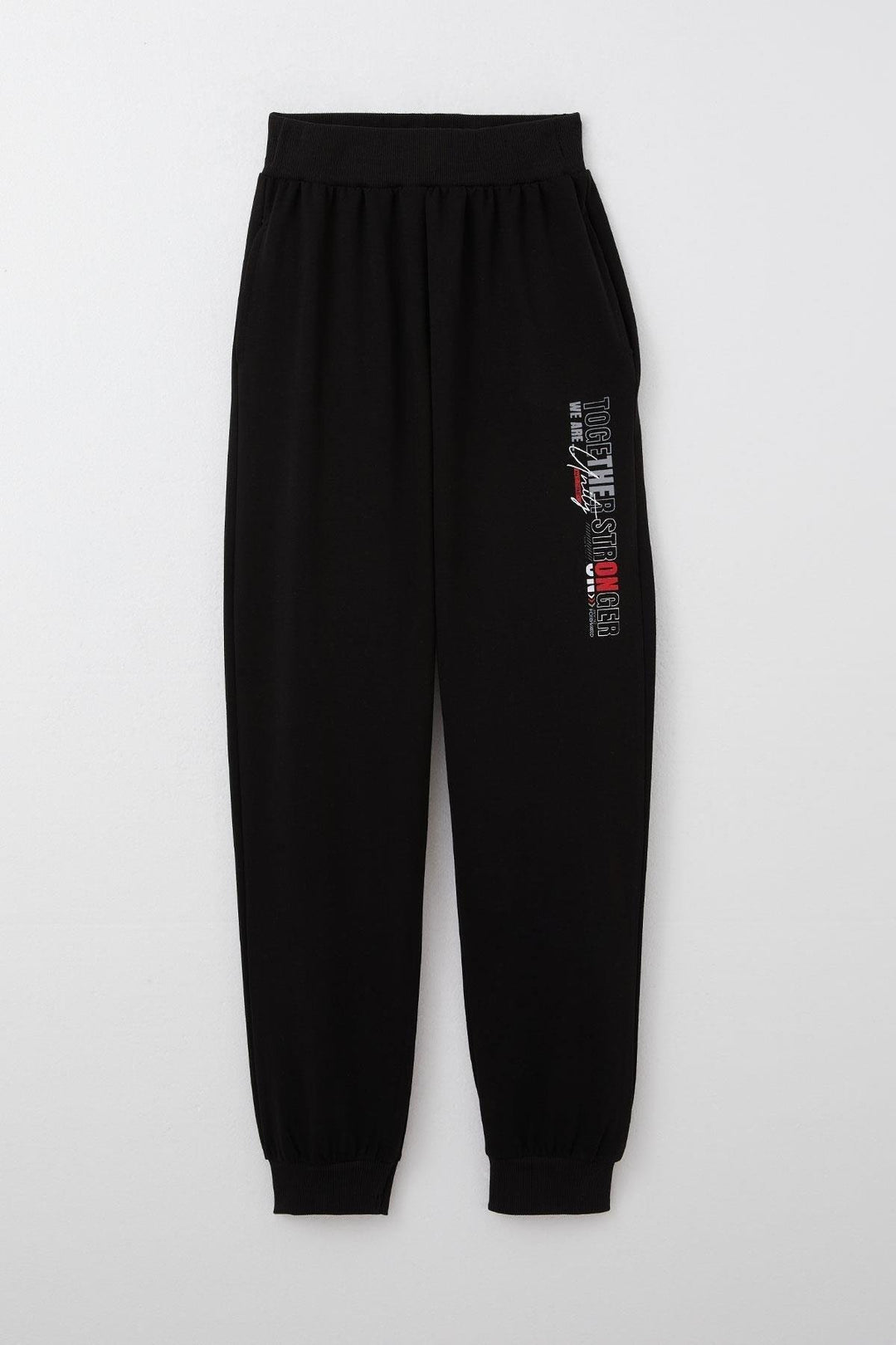 BRE Breeze Boys' Printed Sweatpants with Pockets, 94 Years, Black - Union