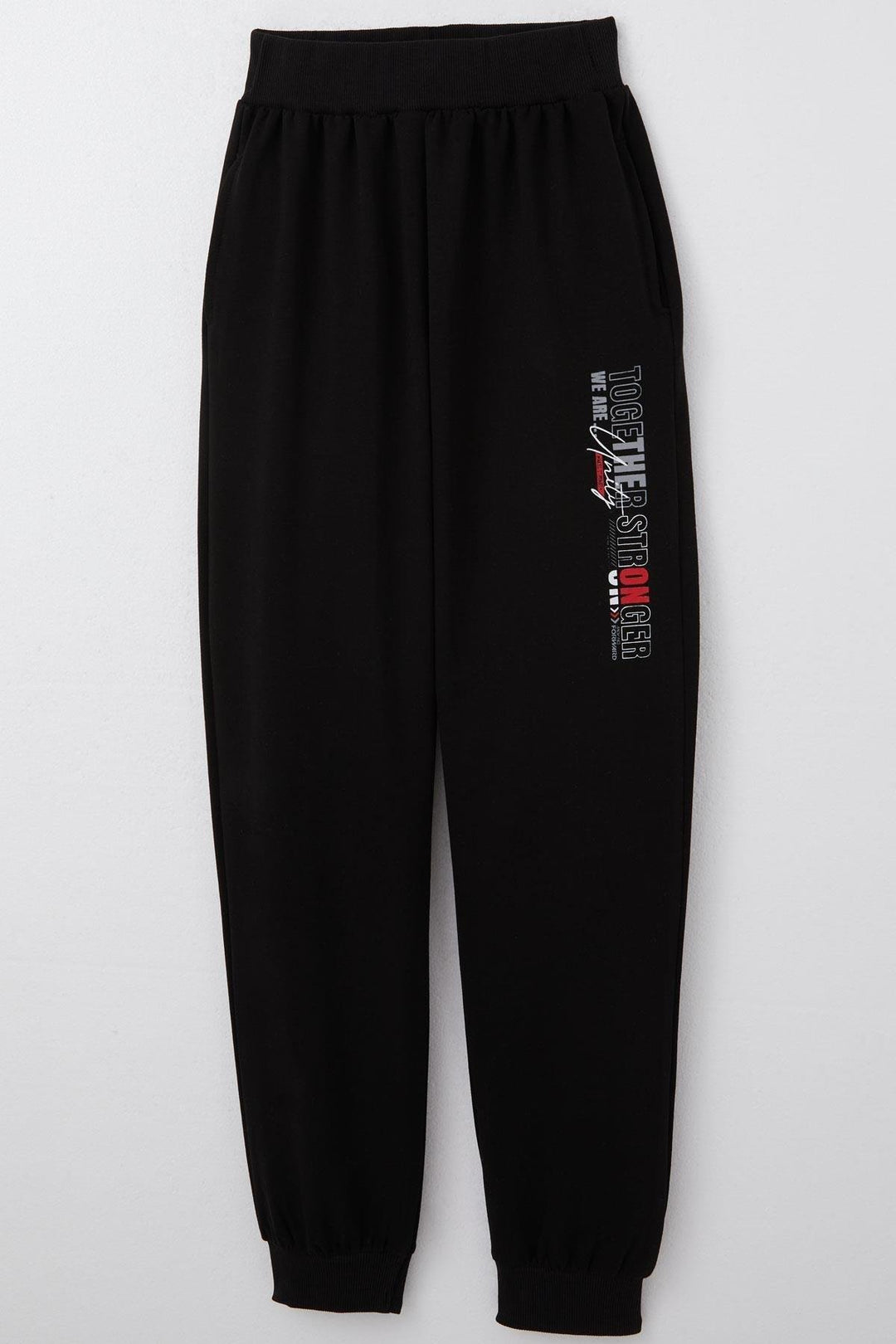 BRE Breeze Boys' Printed Sweatpants with Pockets, 94 Years, Black - Union