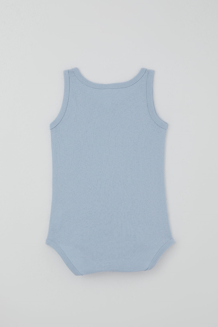BRE Breeze Erkek Çocuk Çıtçıtlı Atlet Zıbın Body Basic 1-3 Yaş , Mavi - Ixtlahuaca