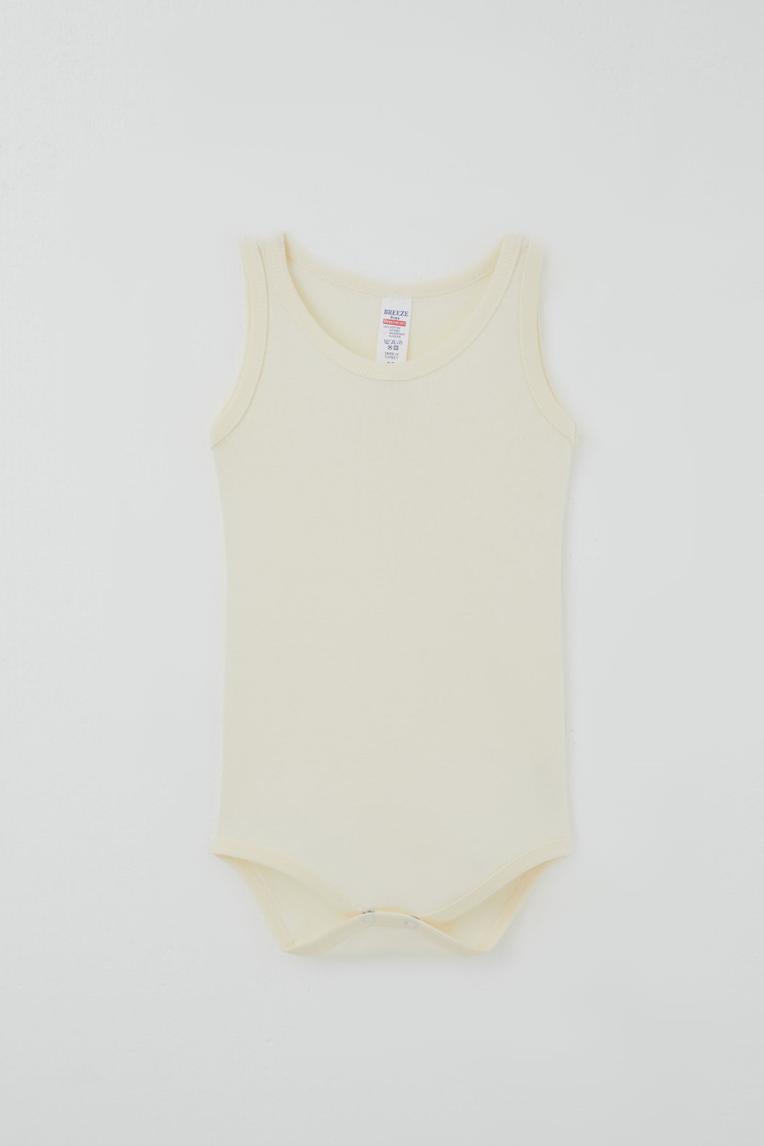 BRE Breeze Erkek Çocuk Çıtçıtlı Atlet Zıbın Body Basic 1-3 Yaş , Krem - Châteauguay