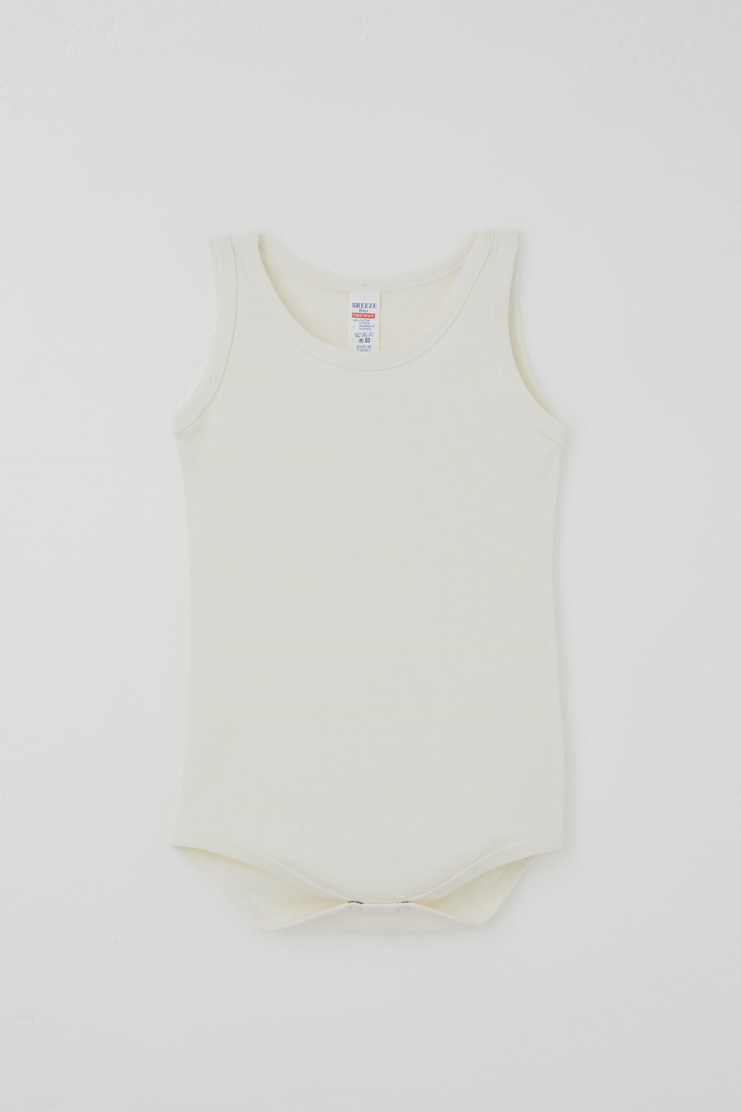 BRE Breeze Erkek Çocuk Çıtçıtlı Atlet Zıbın Body Basic 1-3 Yaş , Ekru - Watford