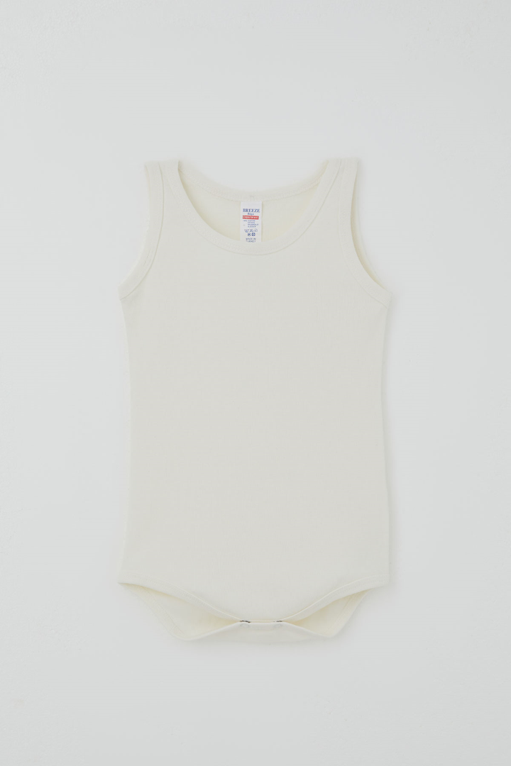 BRE Breeze Erkek Çocuk Çıtçıtlı Atlet Zıbın Body Basic 1-3 Yaş , Ekru - Watford