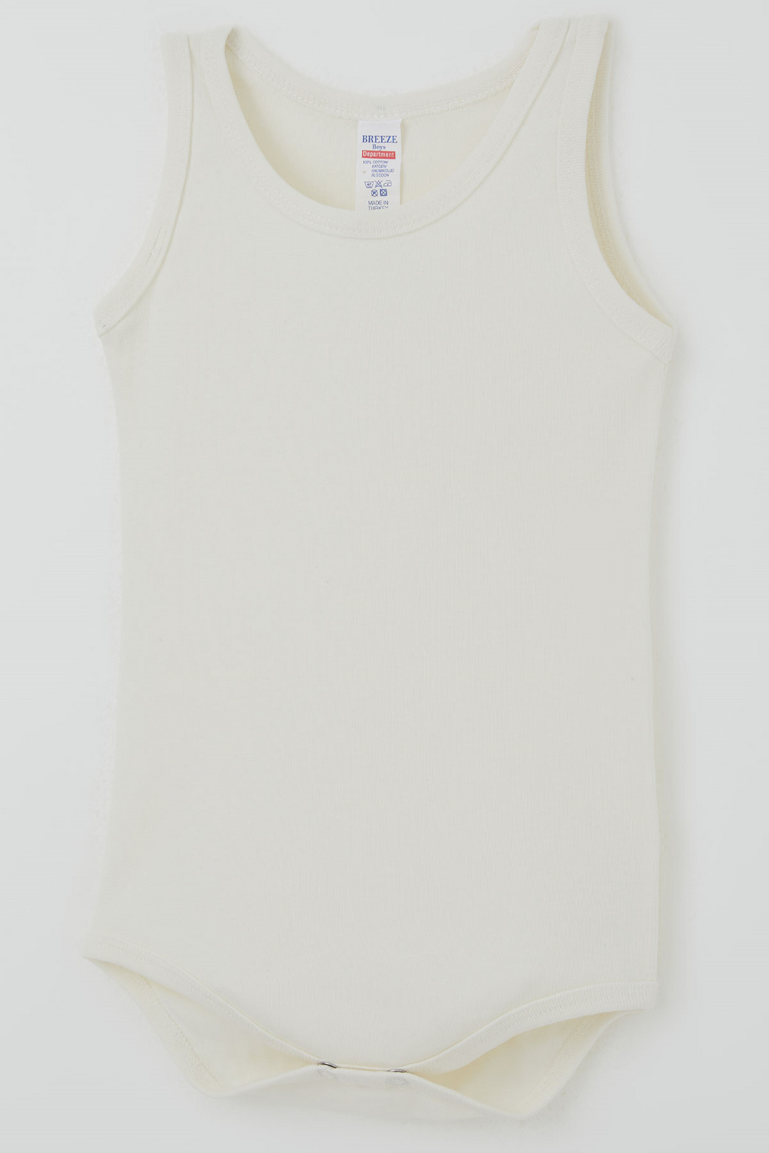 BRE Breeze Erkek Çocuk Çıtçıtlı Atlet Zıbın Body Basic 1-3 Yaş , Ekru - Watford