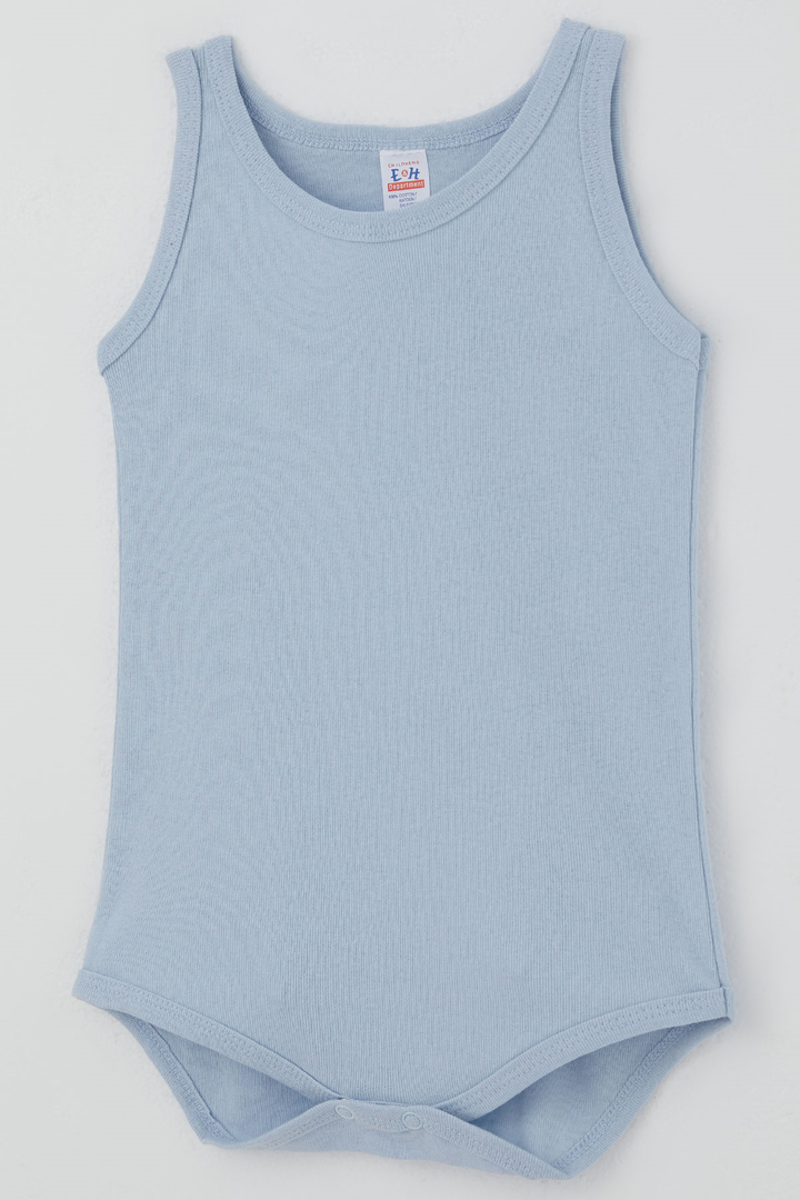 BRE Breeze Erkek Çocuk Çıtçıtlı Atlet Zıbın Body Basic 1-3 Yaş , Mavi - Ixtlahuaca