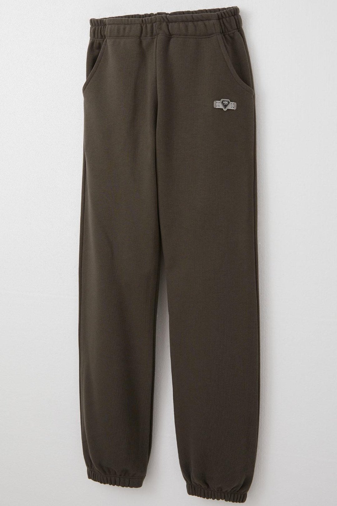 BRE Breeze Boys' Sweatpants with Arm Pocket and Pocket, Dark Khaki Green, 4-8 Years - Layton