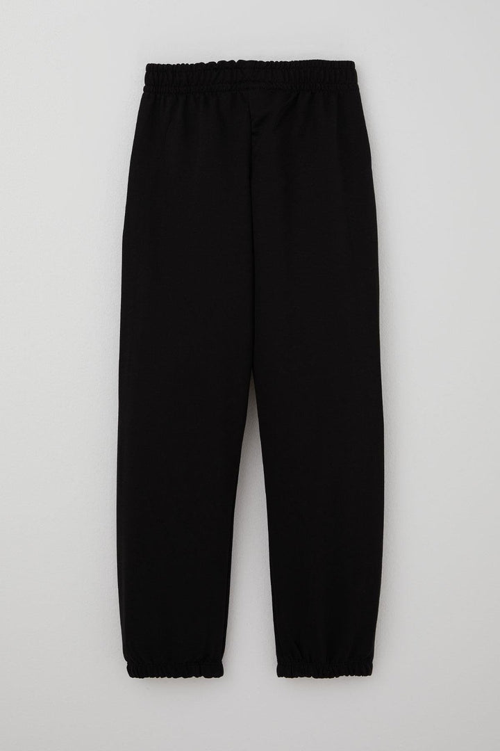 BRE Breeze Boys' Sweatpants with Drawstring Accessory and Arm Detail, 4-8 Years, Black - Staten Island