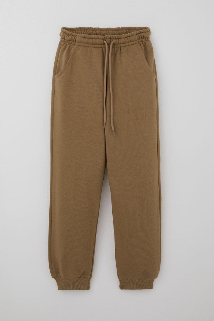 BRE Breeze Boys' Sweatpants with Drawstring, Pocketed, Elastic Waistband, 60 Years, Light Brown - Ocozocoautla de Espinosa