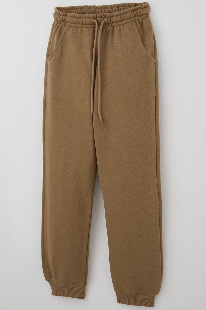BRE Breeze Boys' Sweatpants with Drawstring, Pocketed, Elastic Waistband, 60 Years, Light Brown - Ocozocoautla de Espinosa