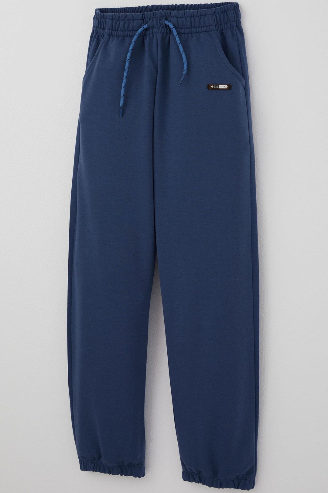 BRE Breeze Boys' Sweatpants with Drawstring Accessory and Arm Detail 4-8 Years, Indigo - Meridian
