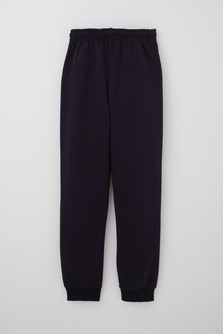 BRE Breeze Boys' Sweatpants with Elastic Waistband and Drawstring Accessory, 92 Years, Dark Blue - St. Petersburg