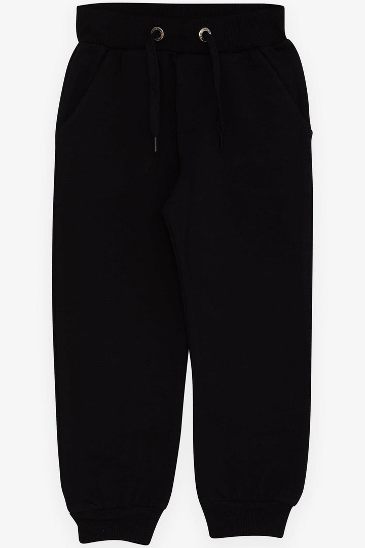 BRE Breeze Boys' Sweatpants with Pockets, 3-8 Years, Black - San Jacinto
