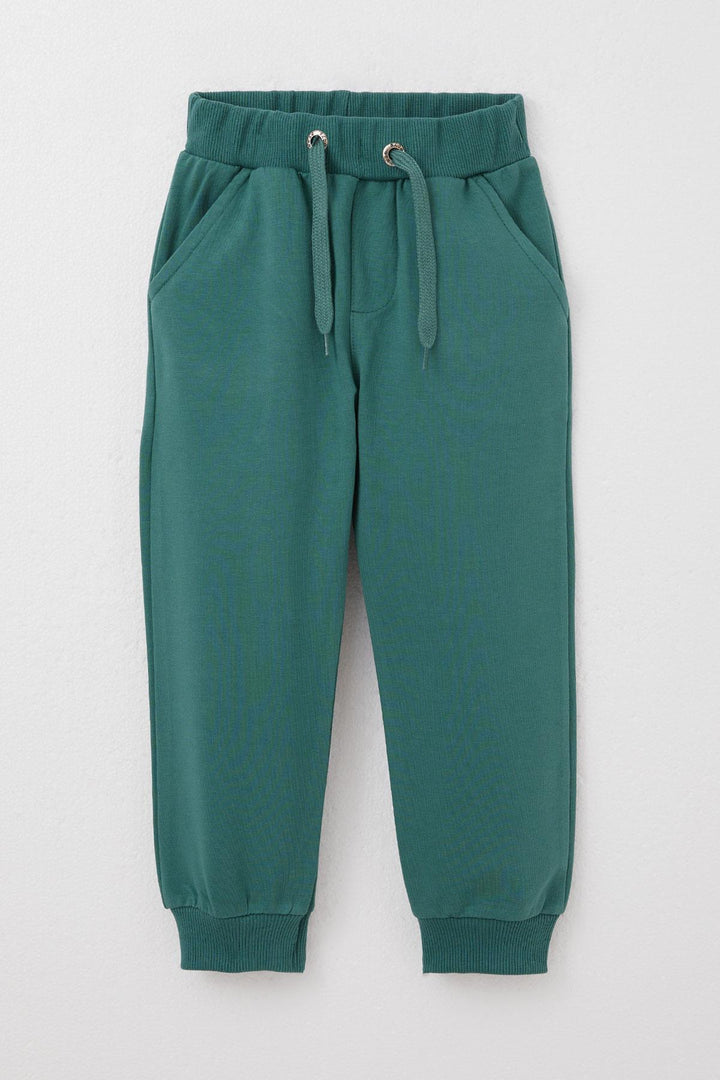 BRE Breeze Boys' Sweatpants with Pockets, 3-8 Years, Petrol Green. - Anniston