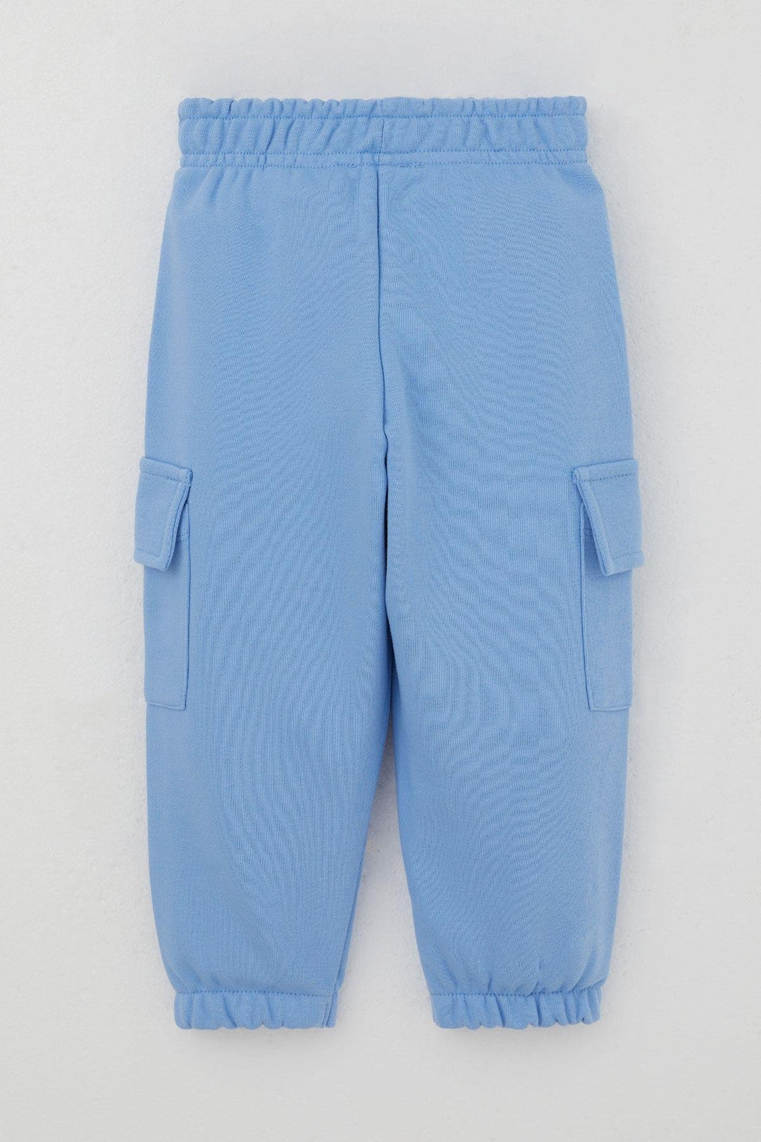 BRE Breeze Boys' Sweatpants with Cargo Pockets, 3-7 Years, Blue - Burbank