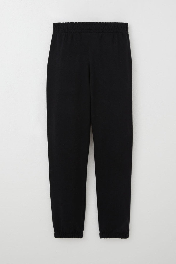 BRE Breeze Boys' Sweatpants Motivation Themed with Drawstring Accessory, 4-8 Years, Black - Singen