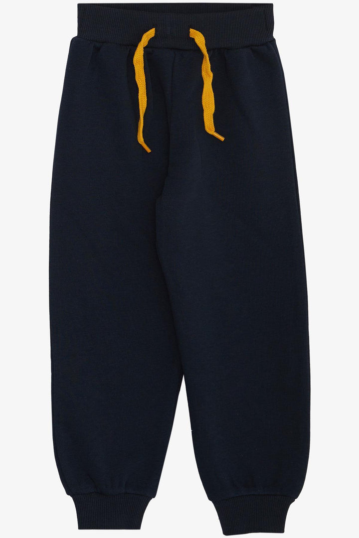 BRE Breeze Boys' Tracksuit Set with 3D Printed Text 1.5-5 Years, Navy Blue - Elda