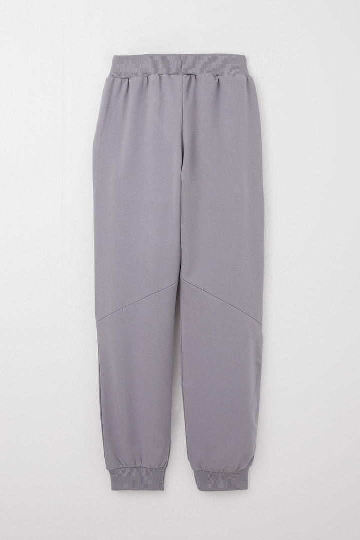BRE Breeze Boys' Sweat Suit Printed with Kangaroo Pocket 62 Years, Grey - Cento