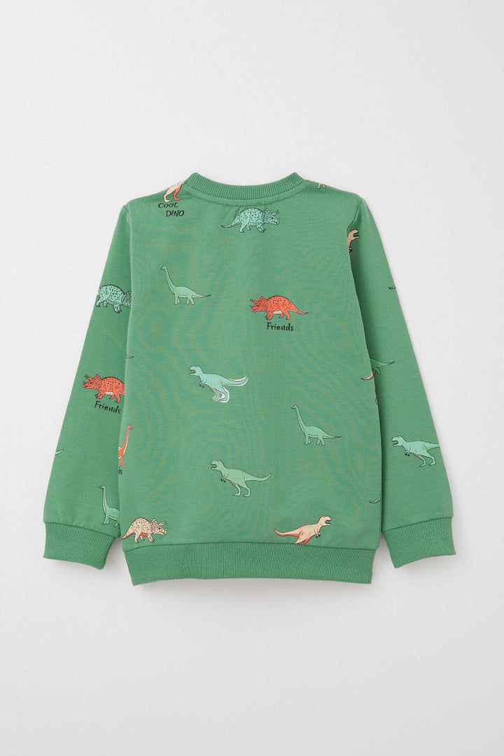 BRE Breeze Boys' Tracksuit Dinosaur World 2-6 Years, Mint Green - Fredericton