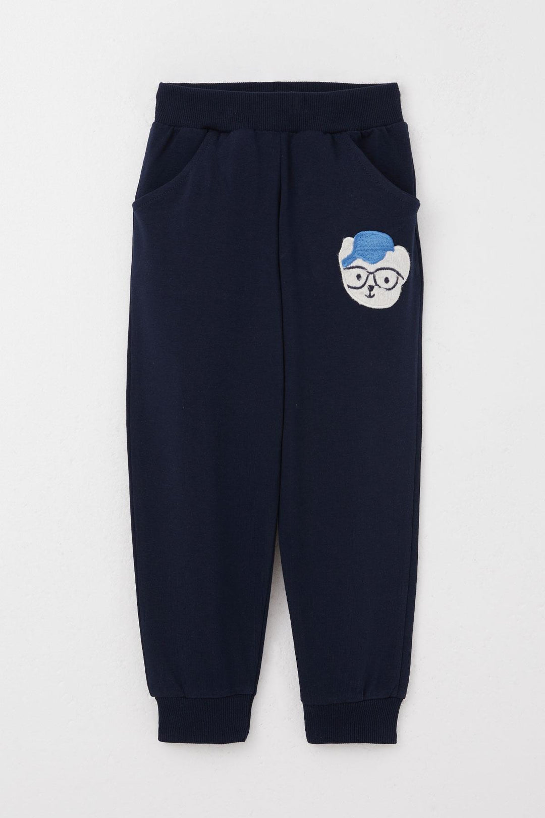 BRE Breeze Boys' Tracksuit with Cute Bear Embroidery 1.5-5 Years, Saxe Blue - Niederkassel