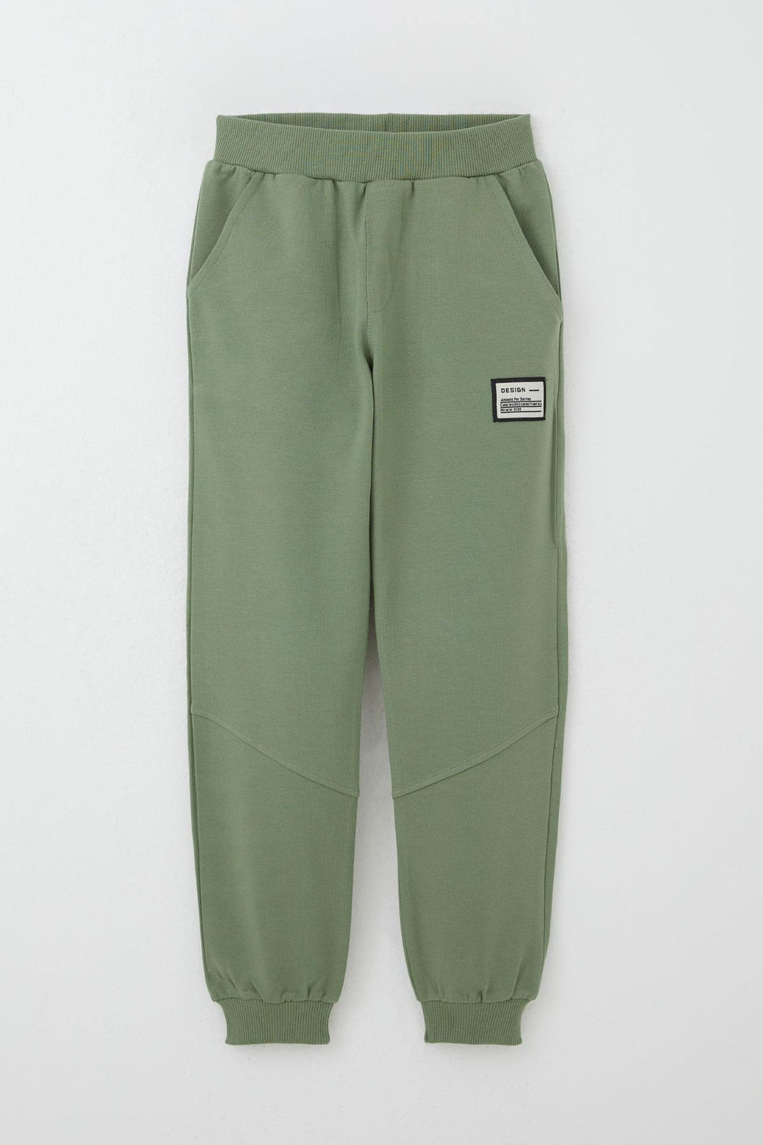 BRE Breeze Boys' Tracksuit with Kangaroo Pocket Hoodie 50 Years, Khaki Green - Rochdale