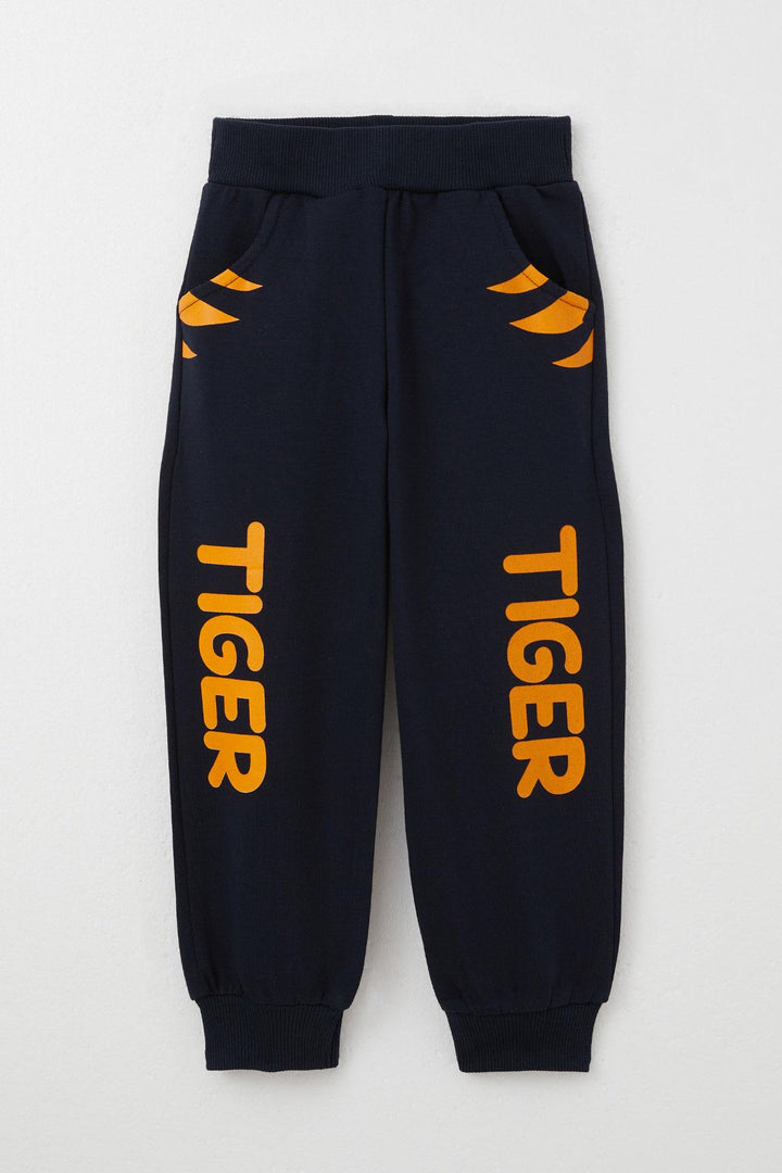 BRE Breeze Boys' Tracksuit with Tiger Embroidery, Mustard Yellow, 1-4 Years - Calumet City