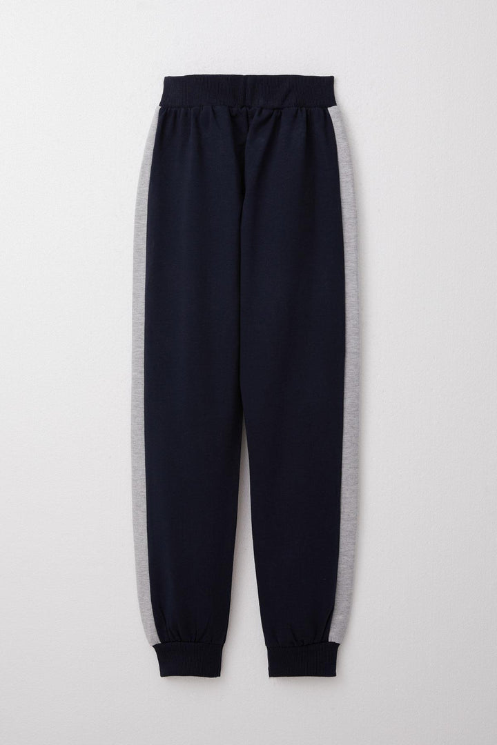 BRE Breeze Boys' Tracksuit with Hood Success Themed Print 62 Years, Navy Blue - Brossard