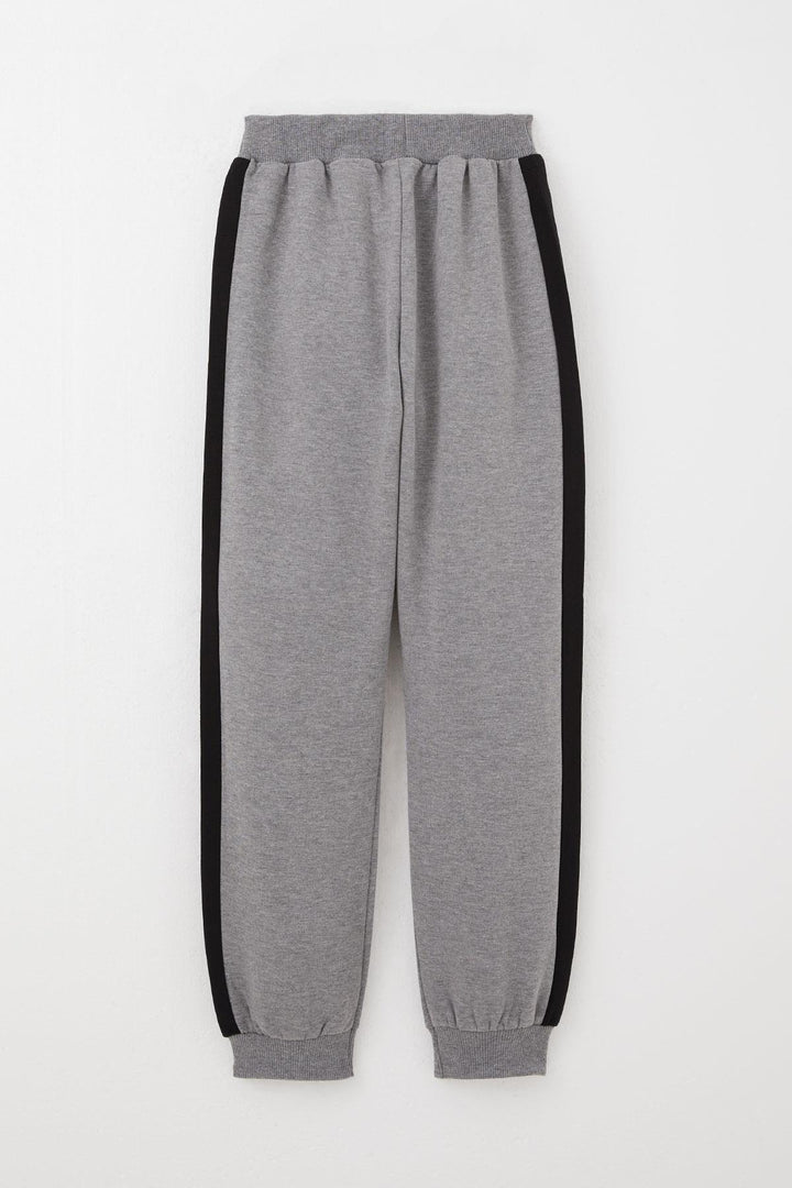 BRE Breeze Boys' Tracksuit with Hood Success Themed Print 62 Years, Dark Grey Melange - Newton