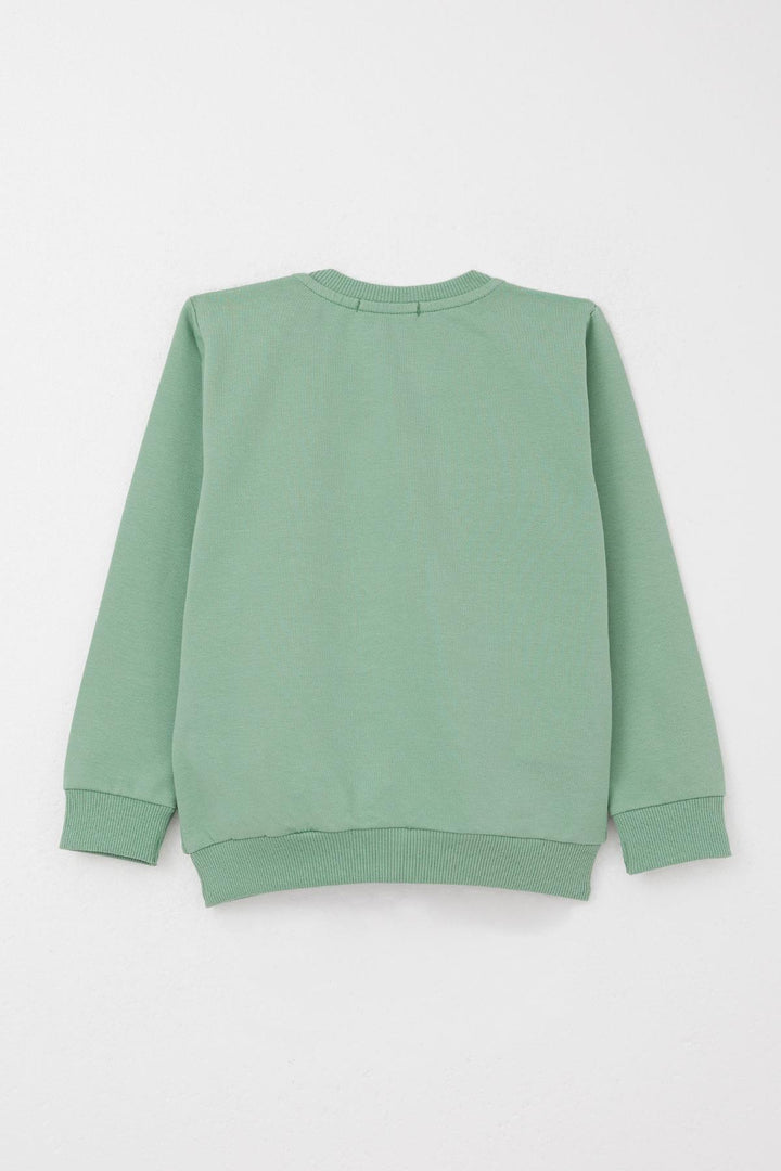BRE Breeze Boys' Tracksuit Fashion Themed with Printed Text 2-6 Years, Mint Green - Carrollton