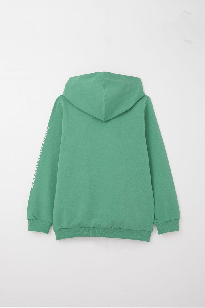 BRE Breeze Boys' Tracksuit Game Themed Front Pocketed 50 Years, Mint Green - La Habra