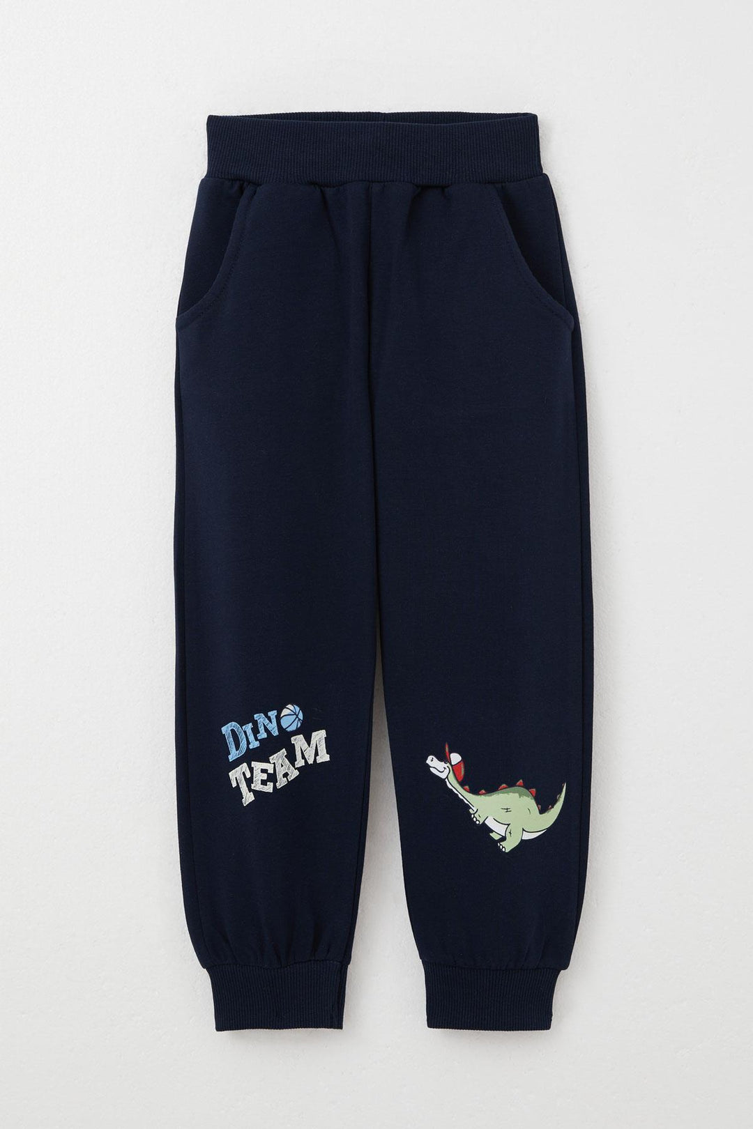 BRE Breeze Boys' Sweat Suit Player Dinosaur Printed 1-4 Years, Indigo - Prescott