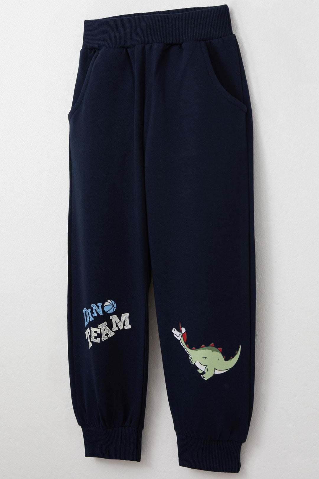 BRE Breeze Boys' Sweat Suit Player Dinosaur Printed 1-4 Years, Indigo - Prescott