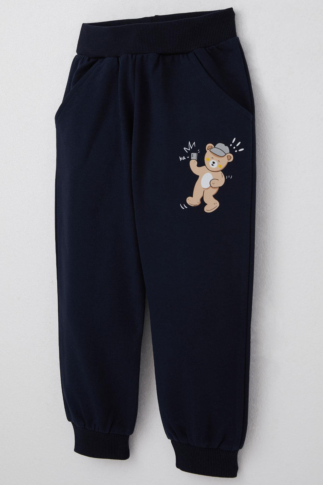 BRE Breeze Erkek Çocuk Eşofman Takım Sırt Kısmı Eğlenceli Ayıcık Baskılı 1-4 Yaş, Mint Yeşili - Boadilla del Monte