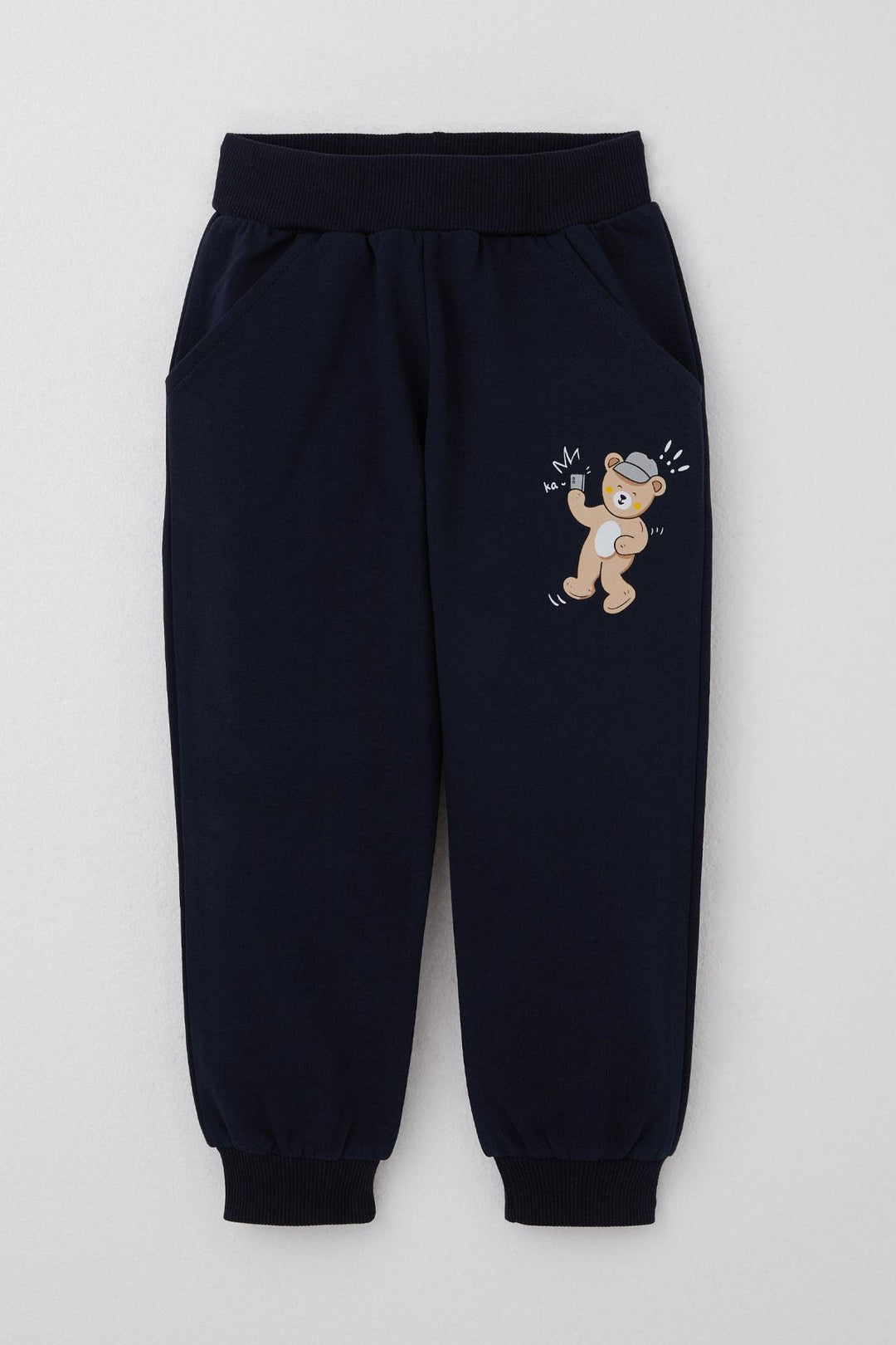 BRE Breeze Erkek Çocuk Eşofman Takım Sırt Kısmı Eğlenceli Ayıcık Baskılı 1-4 Yaş, Mint Yeşili - Boadilla del Monte