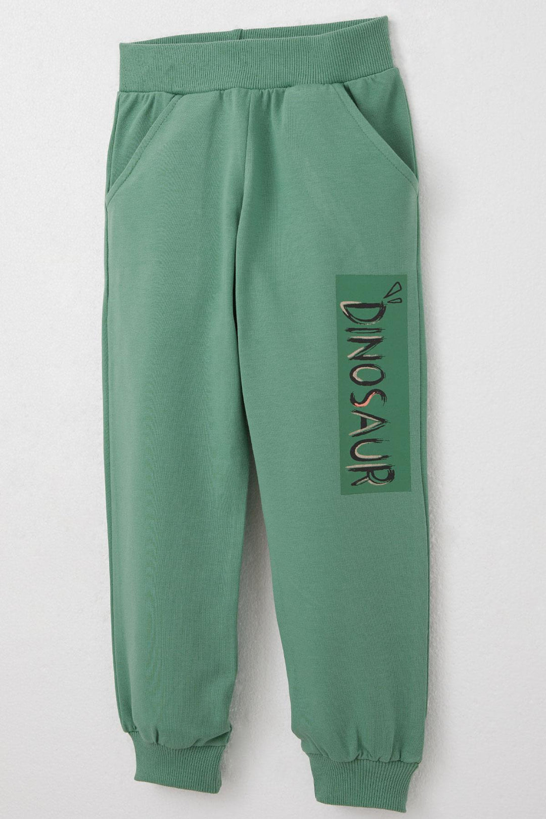 BRE Breeze Boys' Tracksuit with Fun Dinosaur Print on the Back, 3-8 Years, Beige - Castellammare di Stabia