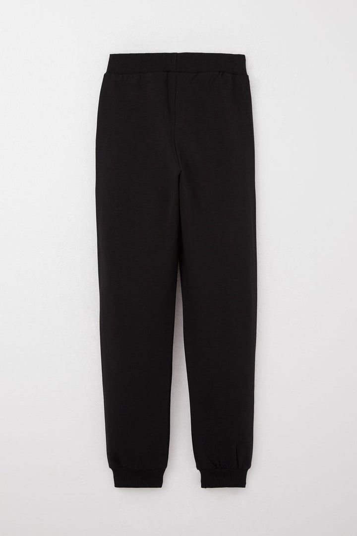 BRE Breeze Boys' Tracksuit Set Slogan Themed Printed with Writing 62 Years, Black - San Angelo