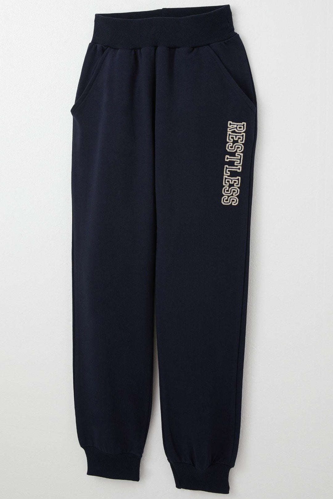 BRE Breeze Boys' Tracksuit with Printed Writing Pockets 50 Years, Beige - Livermore