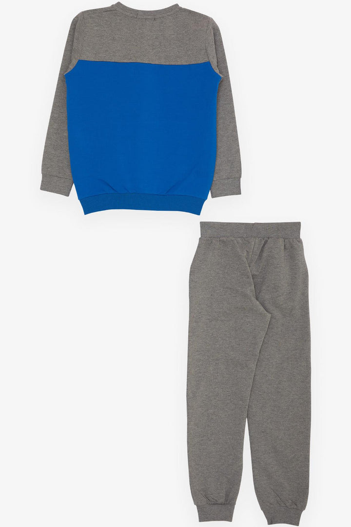 BRE Breeze Girls & Boys Boys' Tracksuit with Printed Writing, 72 Years, Saxe Blue - Portage