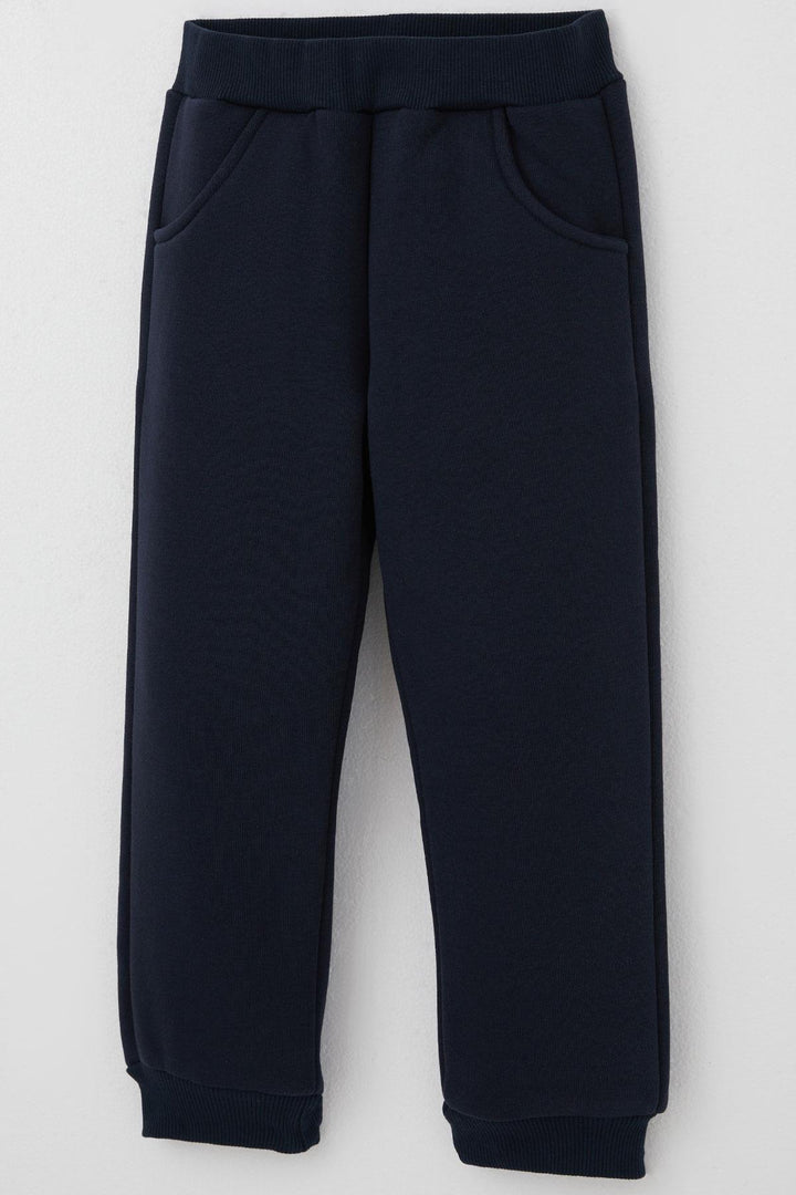 BRE Breeze Erkek Çocuk Eşofman Takımı Arma Detaylı Kapüşonlu Fermuarlı 2-8 Yaş, Lacivert - Salzburg