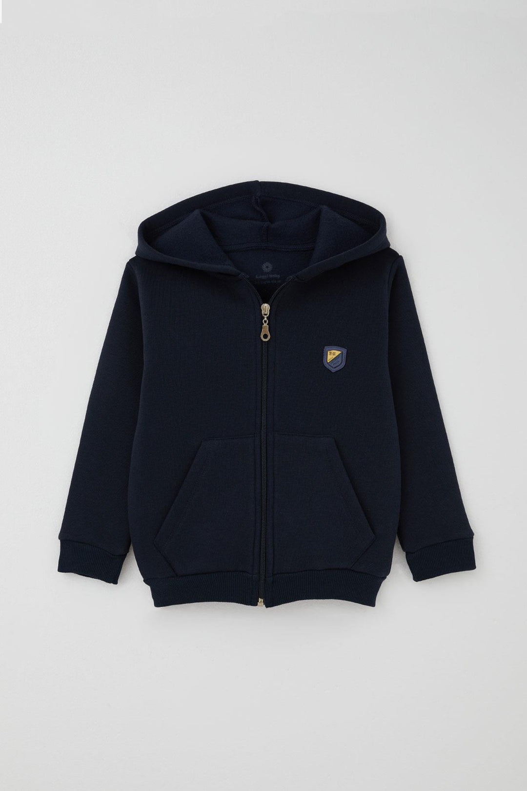 BRE Breeze Erkek Çocuk Eşofman Takımı Arma Detaylı Kapüşonlu Fermuarlı 2-8 Yaş, Lacivert - Salzburg