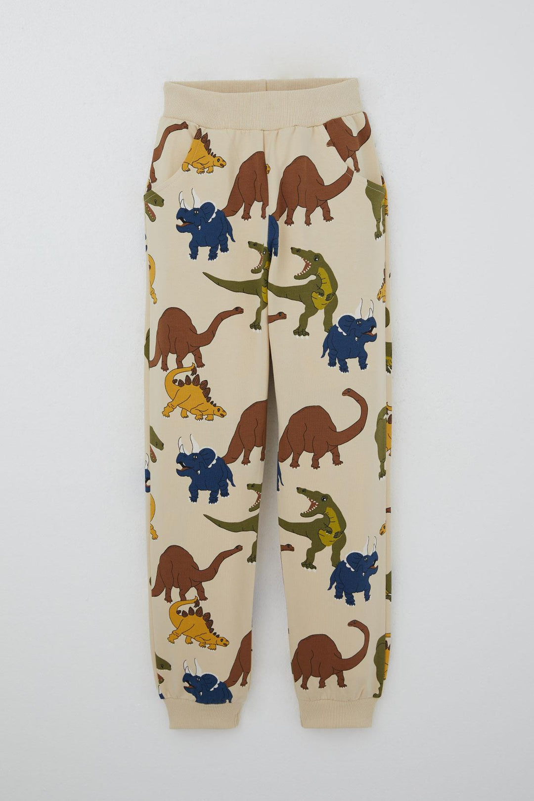 BRE Breeze Erkek Çocuk Eşofman Takım Dinozorlar Alemi Desenli 4-8 Yaş, Bej - Albi
