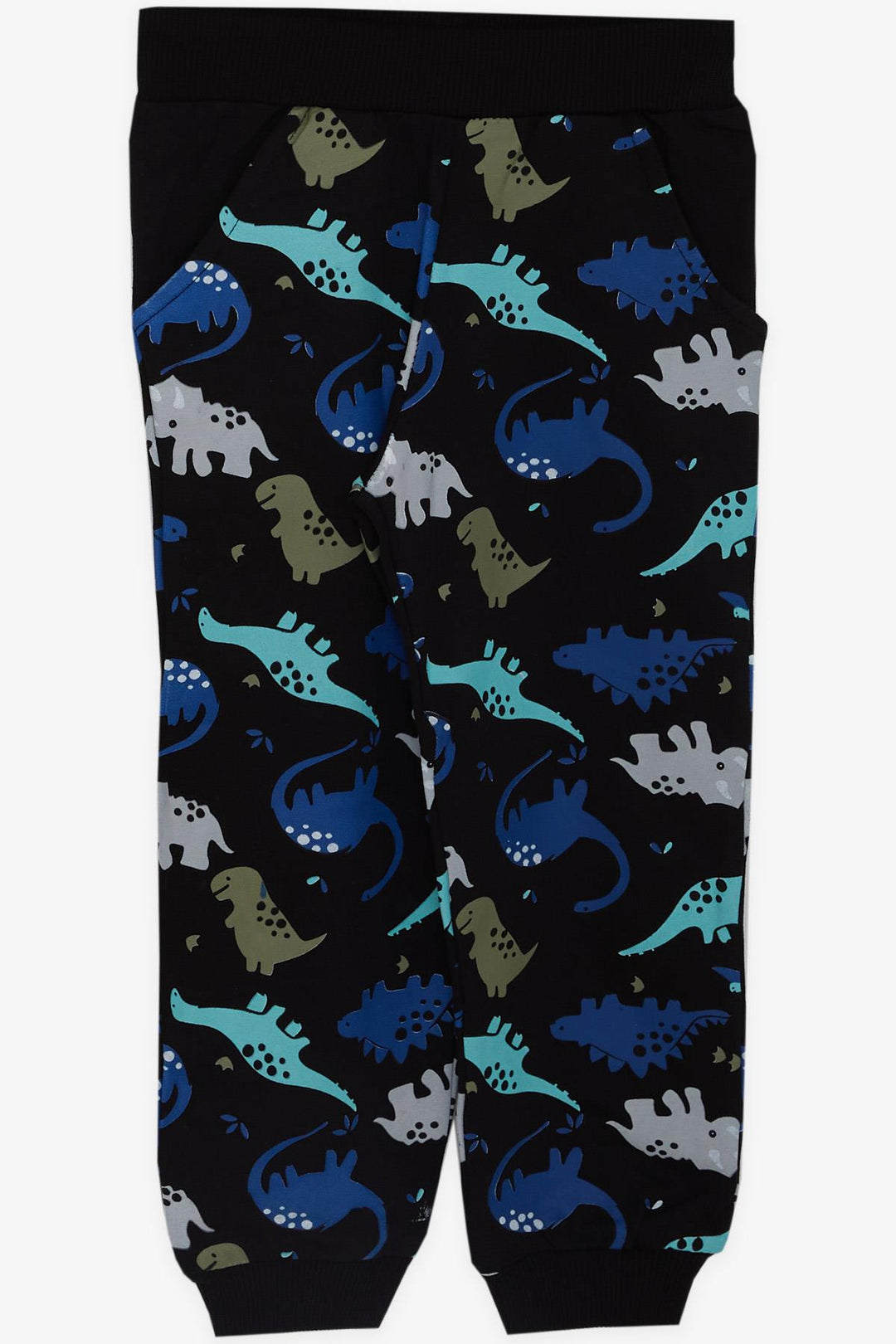 BRE Breeze Girls & Boys Boys' Tracksuit with Dinosaur Pattern, 1-4 Years, Black - Rancho Palos Verdes
