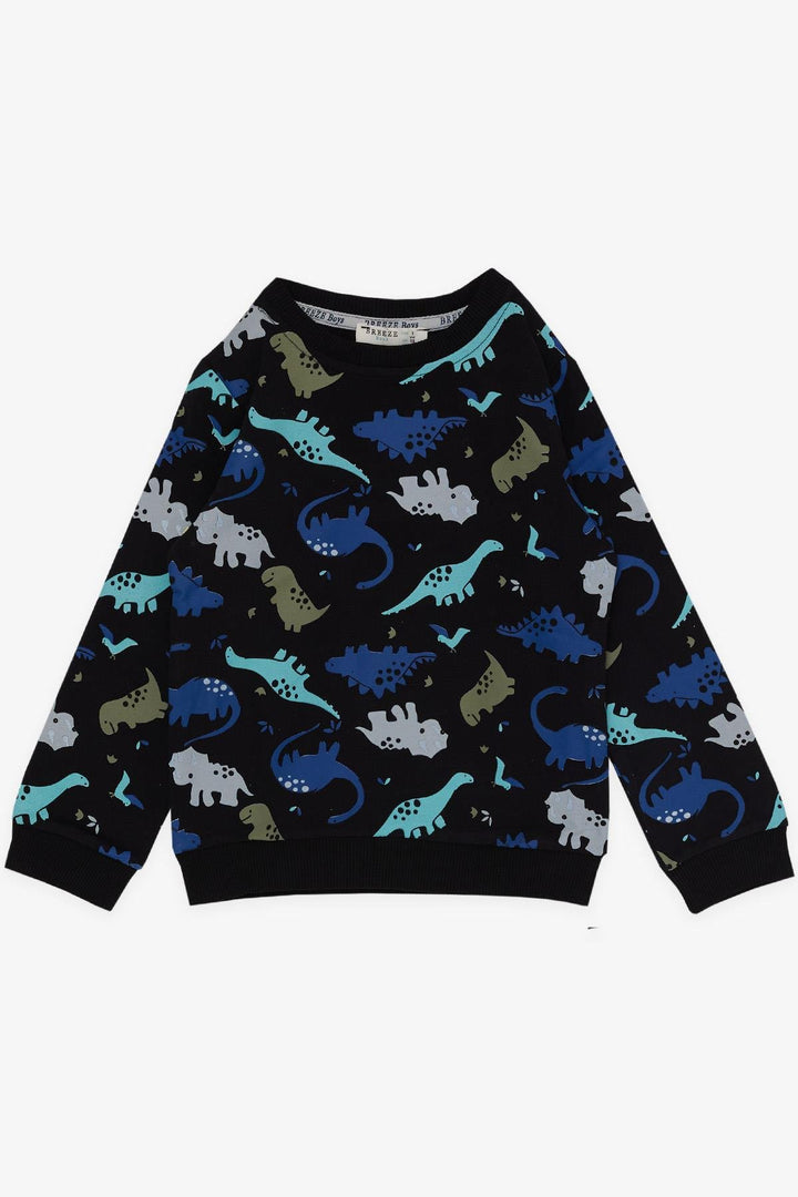 BRE Breeze Girls & Boys Boys' Tracksuit with Dinosaur Pattern, 1-4 Years, Black - Rancho Palos Verdes